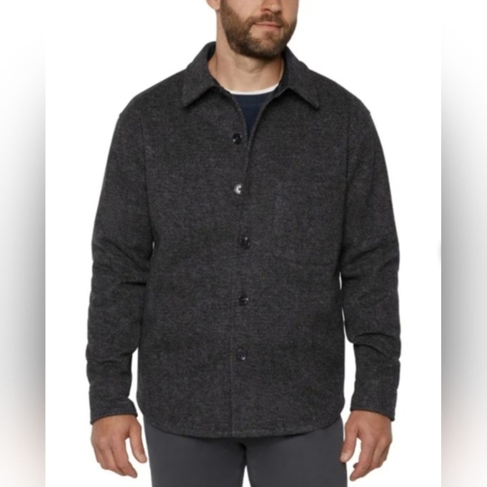 Banana Republic Men's Dark Gray Buttondown Jacket